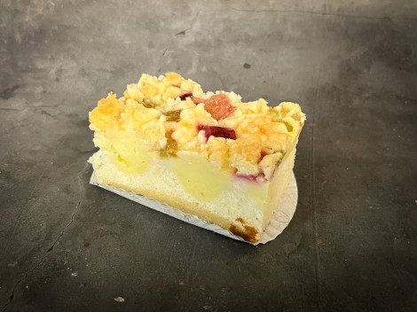 Plaatcake Rabarber